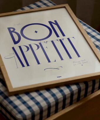 affiche Bon appétit graphique