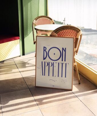 affiche Bon appétit graphique