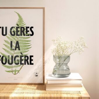 affiche tu geres la fougere