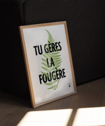 affiche tu geres la fougere