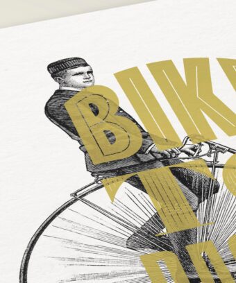 Poster Bike to basics studio topo velo
