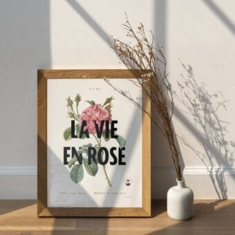 affiche La vie en rose topo une affiche La vie en rose topo une