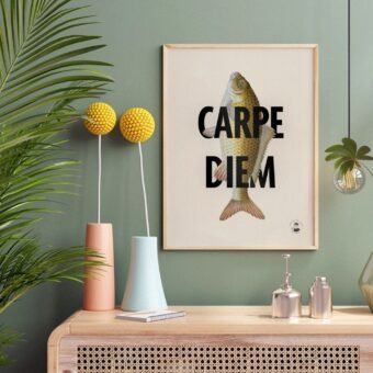 affiche poisson Carpe Diem affiche poisson Carpe Diem