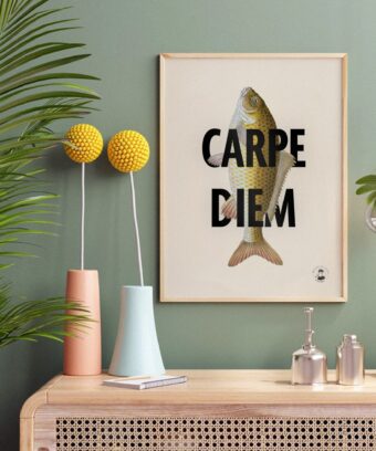 affiche poisson Carpe Diem