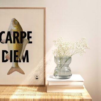 affiche poisson Carpe Diem affiche poisson Carpe Diem