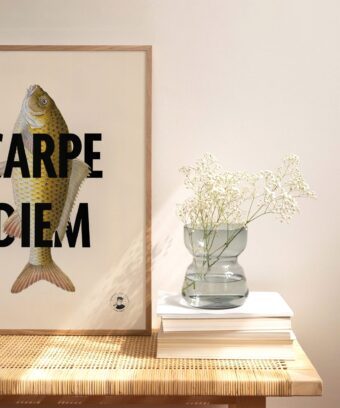 affiche poisson Carpe Diem