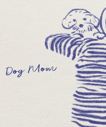affiche dog mom illustration studio topo
