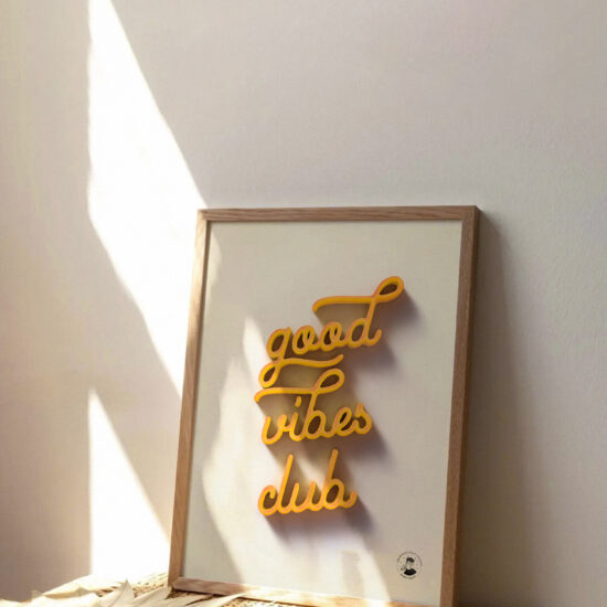 affiches jaunes minimalistes