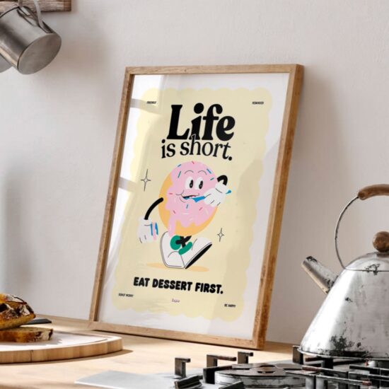 affiches jaunes minimalistes