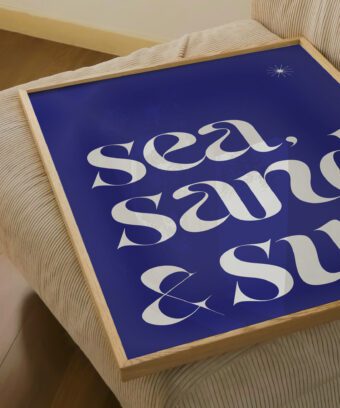 poster Sea sun and sand