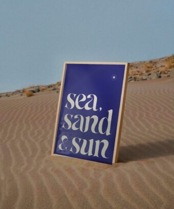 poster Sea sun and sand