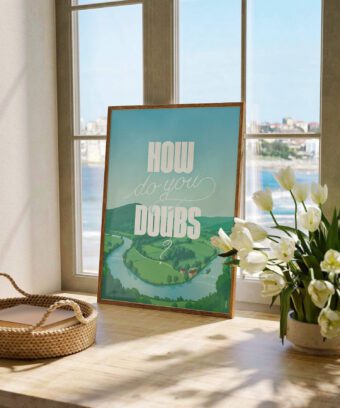 affiche How do you doubs décoration région
