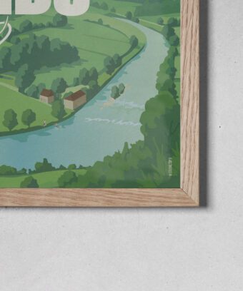 affiche How do you doubs décoration région