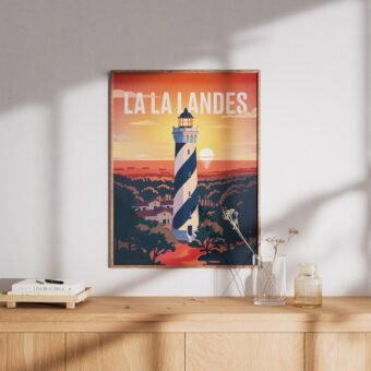 affiche la la landes phare contis