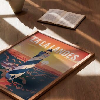 affiche la la landes phare contis