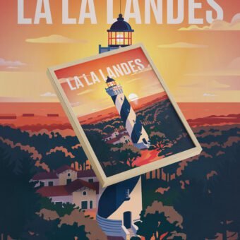 affiche la la landes phare contis
