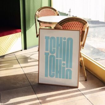 affiche tchin tchin graphique