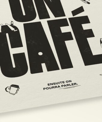 affiche d'abord un café