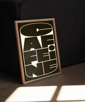 Caffeine affiche noir