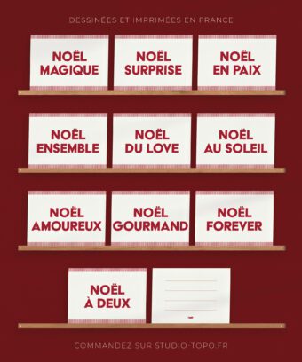 studio topo cartes noel