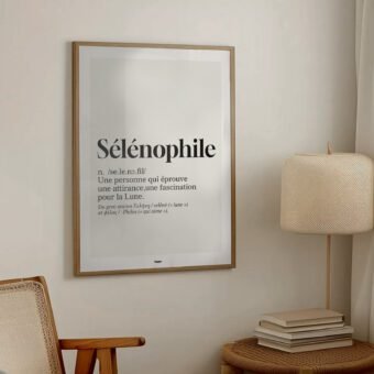 Definition selenophile affiche