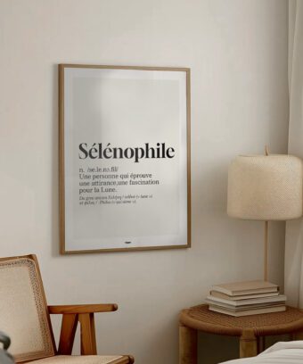 Definition selenophile affiche