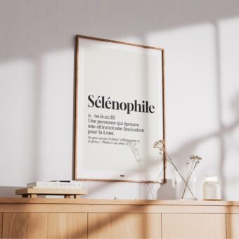 Definition selenophile affiche