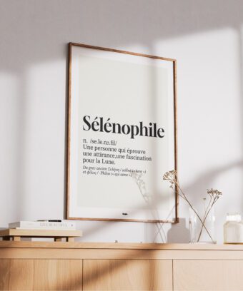 Definition selenophile affiche