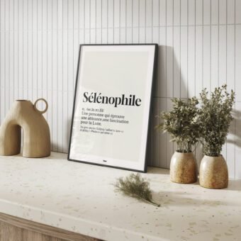 Definition selenophile affiche