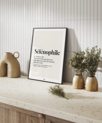 Definition selenophile affiche