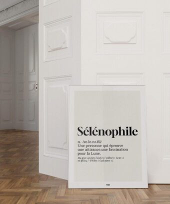 Definition selenophile affiche