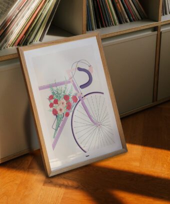 Pédales et pétales affiche studio topo