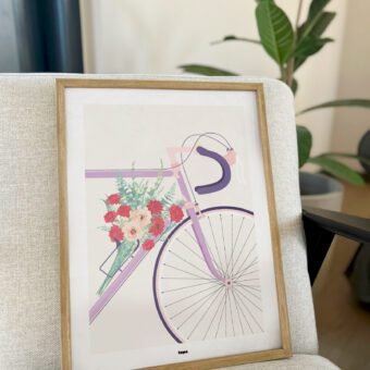 Pédales et pétales affiche studio topo