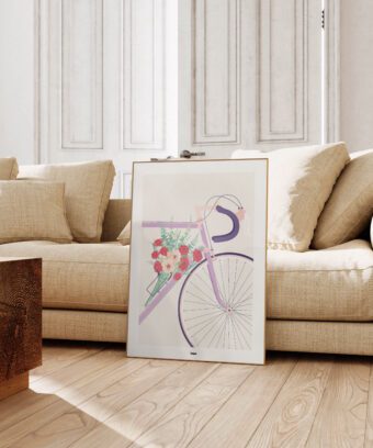 Pédales et pétales affiche studio topo Pédales et pétales affiche studio topo