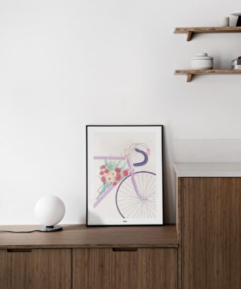Pédales et pétales affiche studio topo Pédales et pétales affiche studio topo