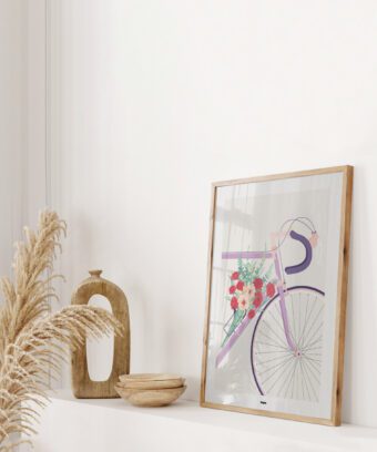 Pédales et pétales affiche studio topo