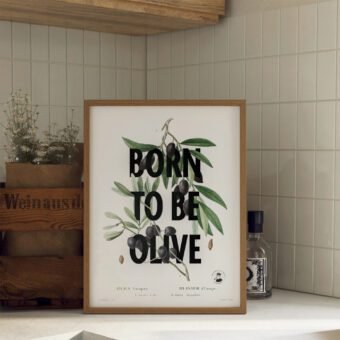 affiche born to be olive