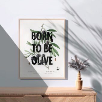 affiche born to be olive