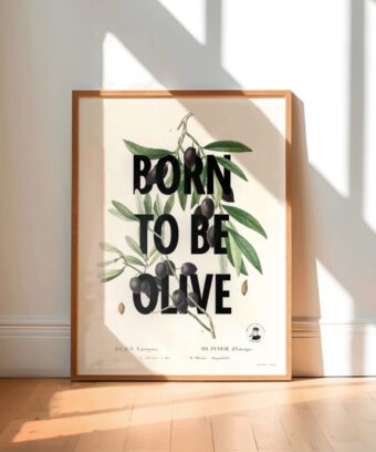 affiche born to be olive affiche born to be olive