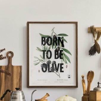 affiche born to be olive