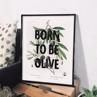 affiche born to be olive