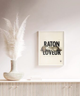 affiche design raton loveur affiche design raton loveur