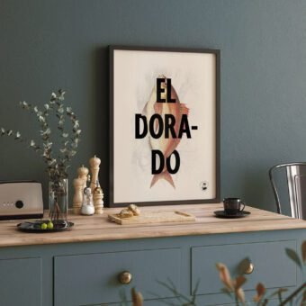 affiche poisson El Dorado humour