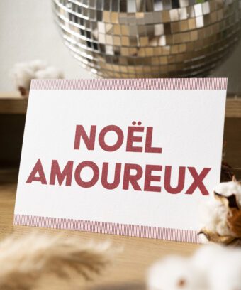 studio topo carte noel typographique