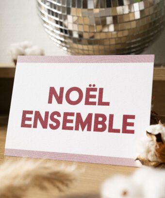 studio topo carte noel typographique
