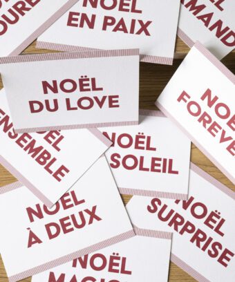 studio topo carte noel typographique
