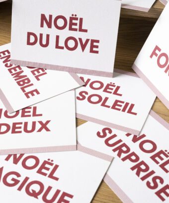 studio topo carte noel typographique