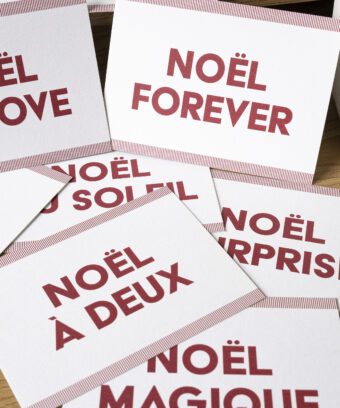 studio topo carte noel typographique
