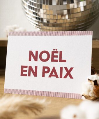 studio topo carte noel typographique