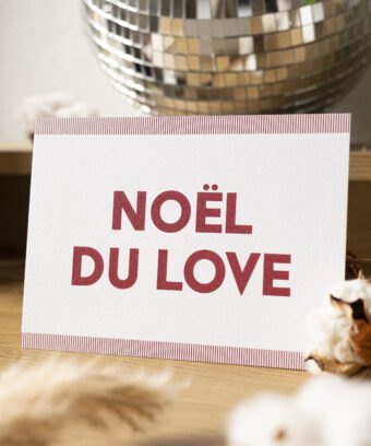studio topo carte noel typographique